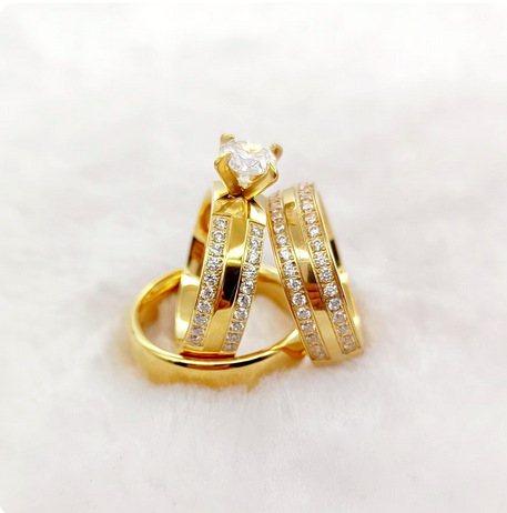 Set de Matrimonio en Oro de 14K